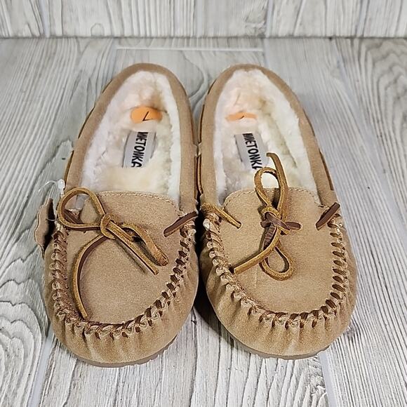 Minnetonka Allie Junior Trapper Slipper Mocs Womens Size 7 NEW - Picture 4 of 12